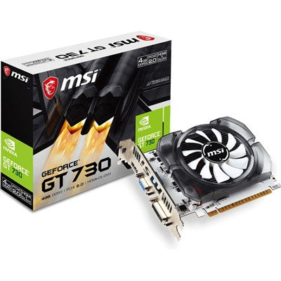 MSI GeForce GT 730 4GB Video Graphics Card N730-4GD3V2
