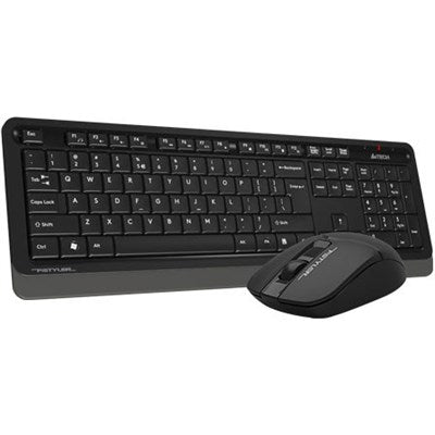 A4Tech Fstyler FG1012s Wireless Desktop Keyboard & Mouse Set | Black