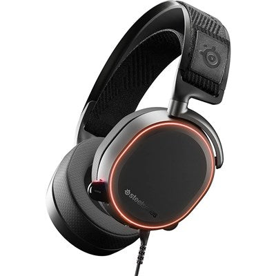 SteelSeries ARCTIS PRO High Fidelity Gaming Headset with Hi-Res Speaker Drivers - Black - 61486