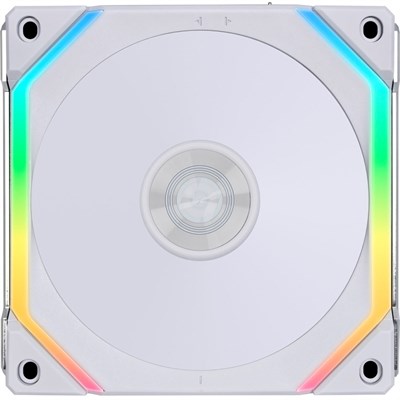 Lian Li Uni Fan SL120 V2 RGB Reverse Blade Daisy-Chain Fan - White 120mm