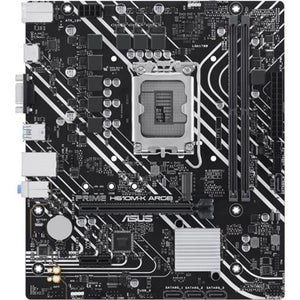 Asus PRIME H610M-K ARGB Intel H610 LGA 1700 Micro ATX Motherboard with PCIe 4.0 and Aura Sync RGB Lighting