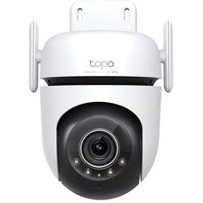 TP-Link Tapo C520WS Outdoor Pan/Tilt Security Wi-Fi Camera | 2K QHD Live View, Starlight Color Night Vision, Alexa and Google Assistant supported, 4MP QHD (2560×1440)