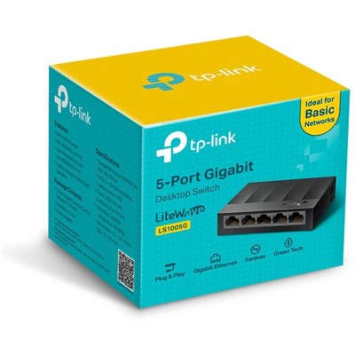 TP-Link LS1005G 5-Port Gigabit Switch with Green Ethernet Technology