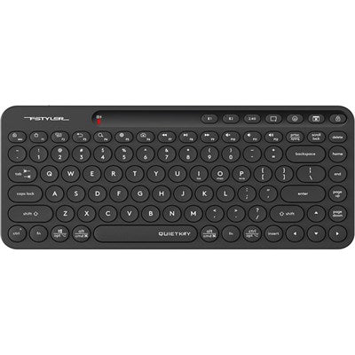 A4Tech Fstyler FBK36C AS Bluetooth and 2.4G Rechargeable Keyboard in Black