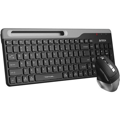 A4Tech Fstyler FB2535CS Smoky Grey Bluetooth & Wireless Dual Mode Keyboard & Mouse