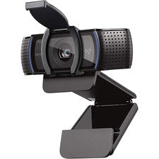 Logitech C920e Business Webcam HD 1080p Dual Mics 960-001360 | Certified for Zoom and Microsoft Teams | TAA Compliant + Litra Glow Premium LED Streaming Light with TrueSoft