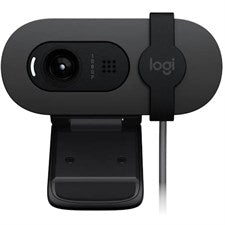 Logitech BRIO 105 FHD 1080p Business Webcam with Auto Light Balance | 960-001592 | Certified for Google Meet | Works with Chromebook | Privacy Shutter