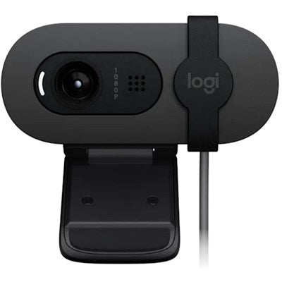Logitech BRIO 105 FHD 1080p Business Webcam with Auto Light Balance and Privacy Shutter