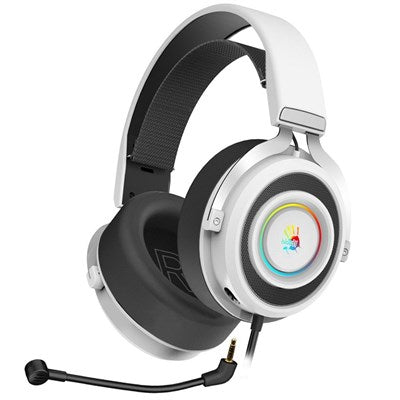 Bloody G535 Virtual 7.1 Surround Sound USB Gaming Headset | White/Black
