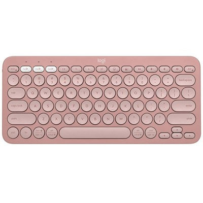 Logitech Pebble Keys 2 K380S Bluetooth Wireless Keyboard - Rose