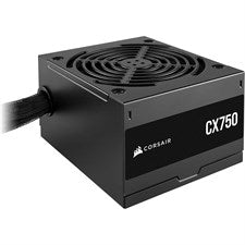 Corsair CX Series CX750 – 750 Watt 80 PLUS Bronze ATX Power Supply (UK) - CP-9020279-UK - Quiet & Reliable