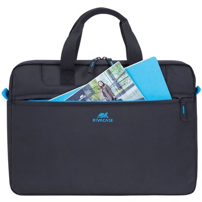 RIVACASE 8037 Black Laptop Bag 15.6" - Stylish and Durable