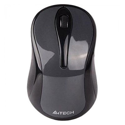 A4Tech G3-280NS Wireless Mouse, Silent Clicks, Glossy Grey