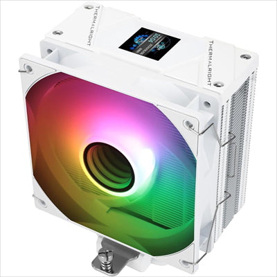 Thermalright Assassin Spirit 120 Vision White ARGB CPU Air Cooler with IPS Display
