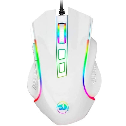 Redragon M607W Griffin Rgb Gaming Mouse “ 7200 Dpi, Wireless, White