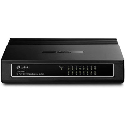 TP-LINK TL-SF1016D 16-Port Desktop Switch - Fast Ethernet Unmanaged Switch