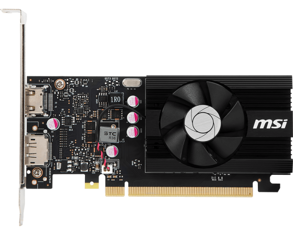 MSI GeForce GT 1030 4GB DDR4 Low-Profile OC Video Graphics Card