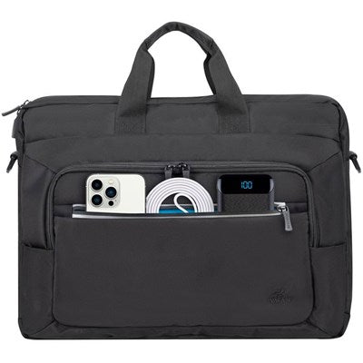 High-Quality Water-Resistant RIVACASE 7531 Black ECO Laptop Bag 15.6-16" | Alpendorf Collection