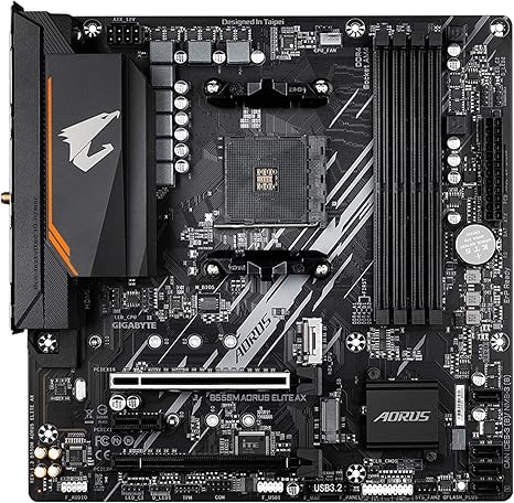 Gigabyte B550M AORUS ELITE AMD B550 Motherboard Rev 1.3 DDR4