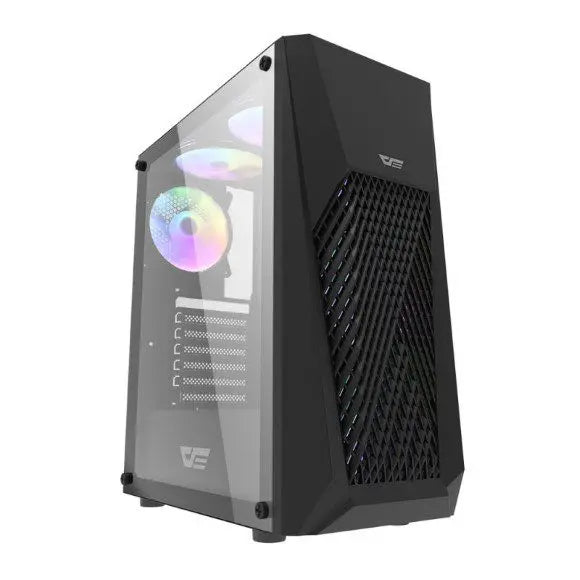 Darkflash Dk150 Atx Gaming Case With 3 Argb Fans ? Black