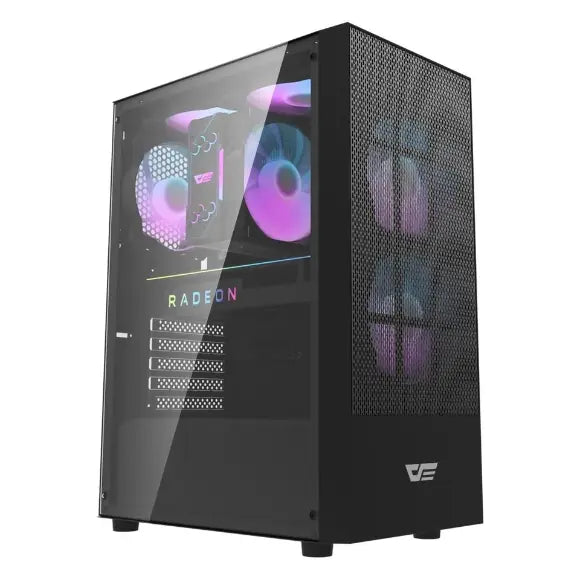 Darkflash A290 Argb Mid-Tower Gaming Case - Black