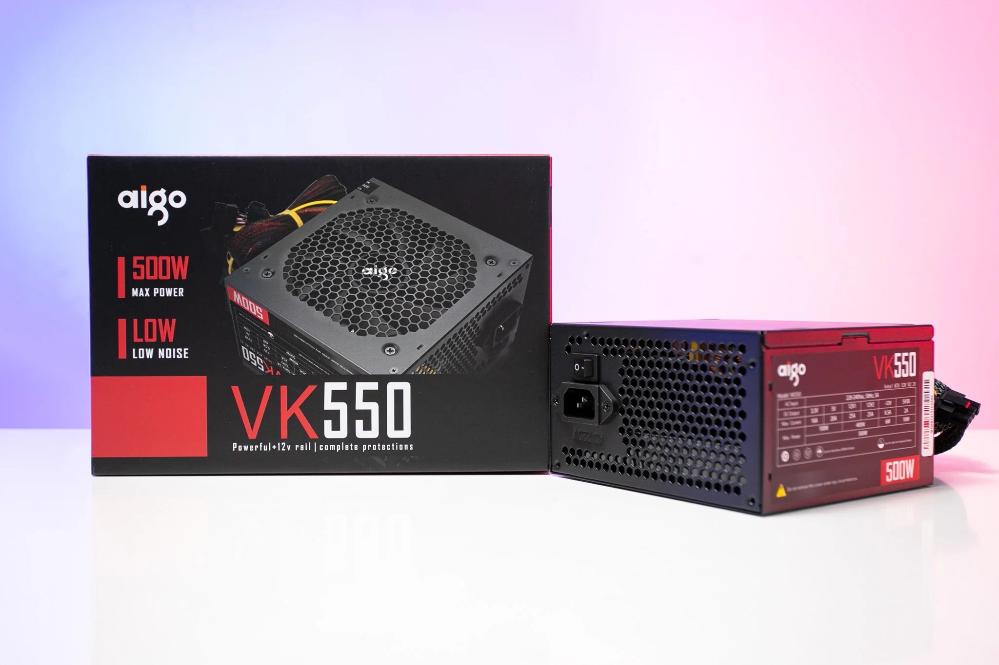 Darkflash Aigo Vk550 550W 80+ Bronze Psu For Gaming & Pc Builds