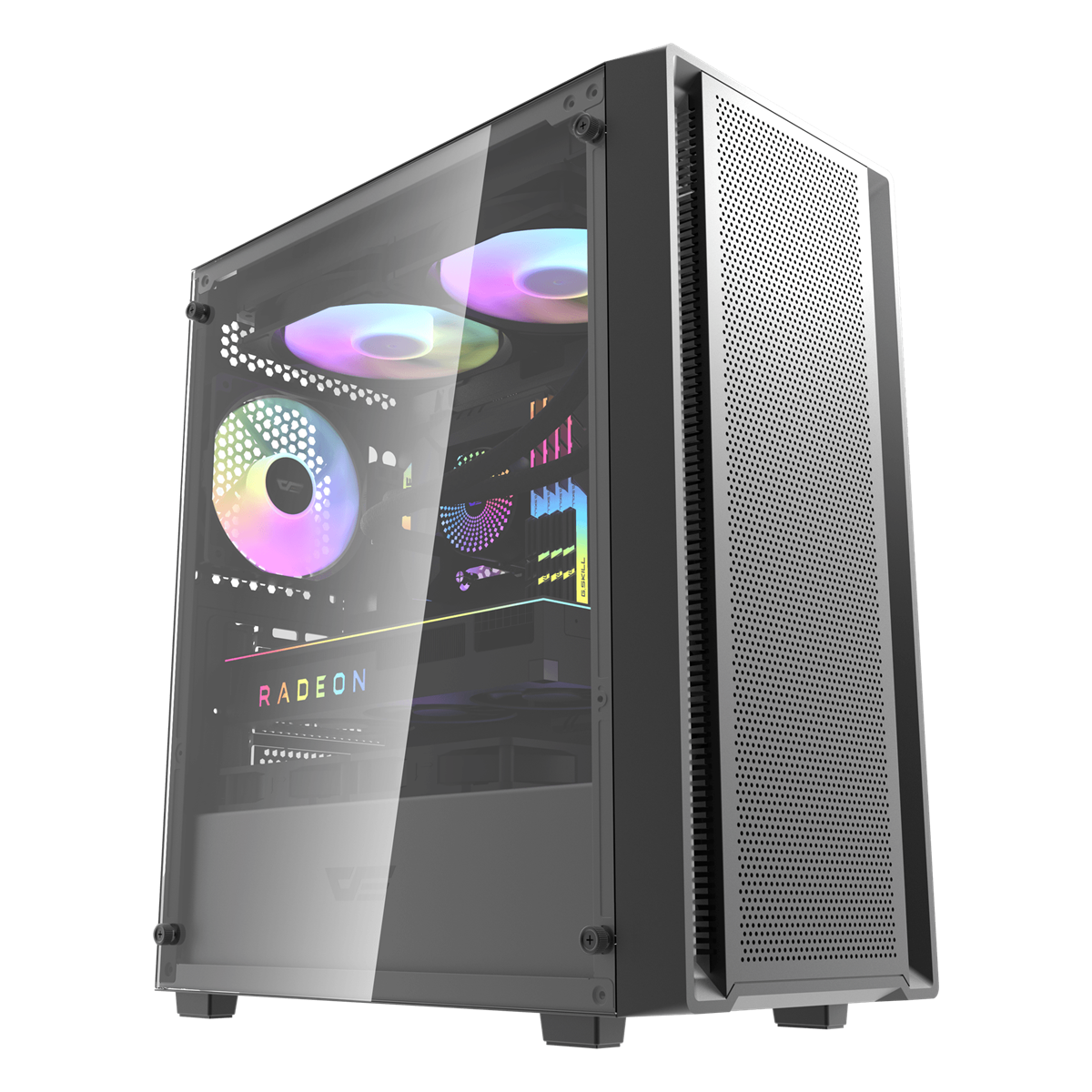 Darkflash Dk353 Gaming Case Black ? Rgb, Airflow, Atx Support