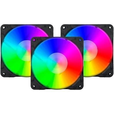 Redragon Gc-F007 120Mm Fan Pack Of 3 “ High-Performance Pc Cooling