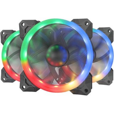 Redragon Gc-F008 120Mm Fan Pack Of 3 “ High-Performance Pc Cooling