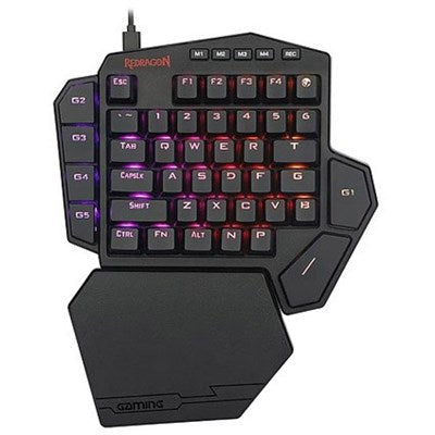 Redragon K585 Diti One-Handed Rgb Mechanical Gaming Keyboard W/ Blue Switches