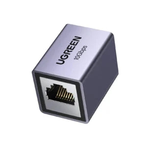 Ugreen 15117 Rj45 Ethernet Coupler For Cat8 Cat7 Cat6 Cat5 Cable (Gray)