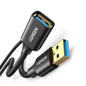 Ugreen 30127 Usb 3.0 Extension Cable Male To Female (3 Meter) Gold Plated