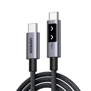Ugreen 35513 Uno 100W Usb C To Usb C Fast Charging 5A (3 Meter) For Iphone 16/15 Pro Max, Galaxy S24/S23 Ultra