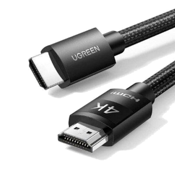 Ugreen 40102 4K Hdmi Male To Male Cable Braided (3 Meter)
