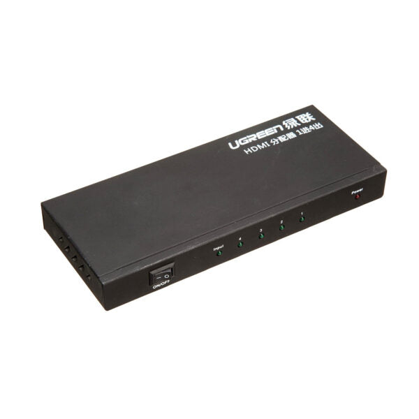 Ugreen 40202 Eu 1×4 Hdmi Amplifier Splitter (Black) Cascade/Edid