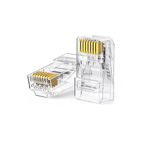Ugreen 50962 Rj45 Cat6 Gold Plated Connectors (50 Pieces)