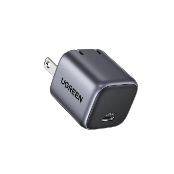 Ugreen 90901 Nexode Usb-C 30W Gan Foldable Fast Charger (Gray) Us Plug