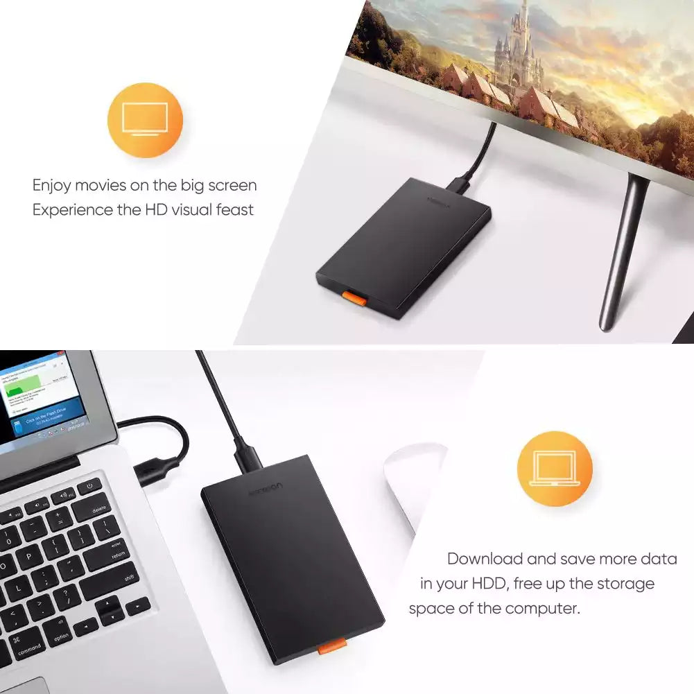 Ugreen 60353 2.5 USB 3.0 to SATA Enclosure