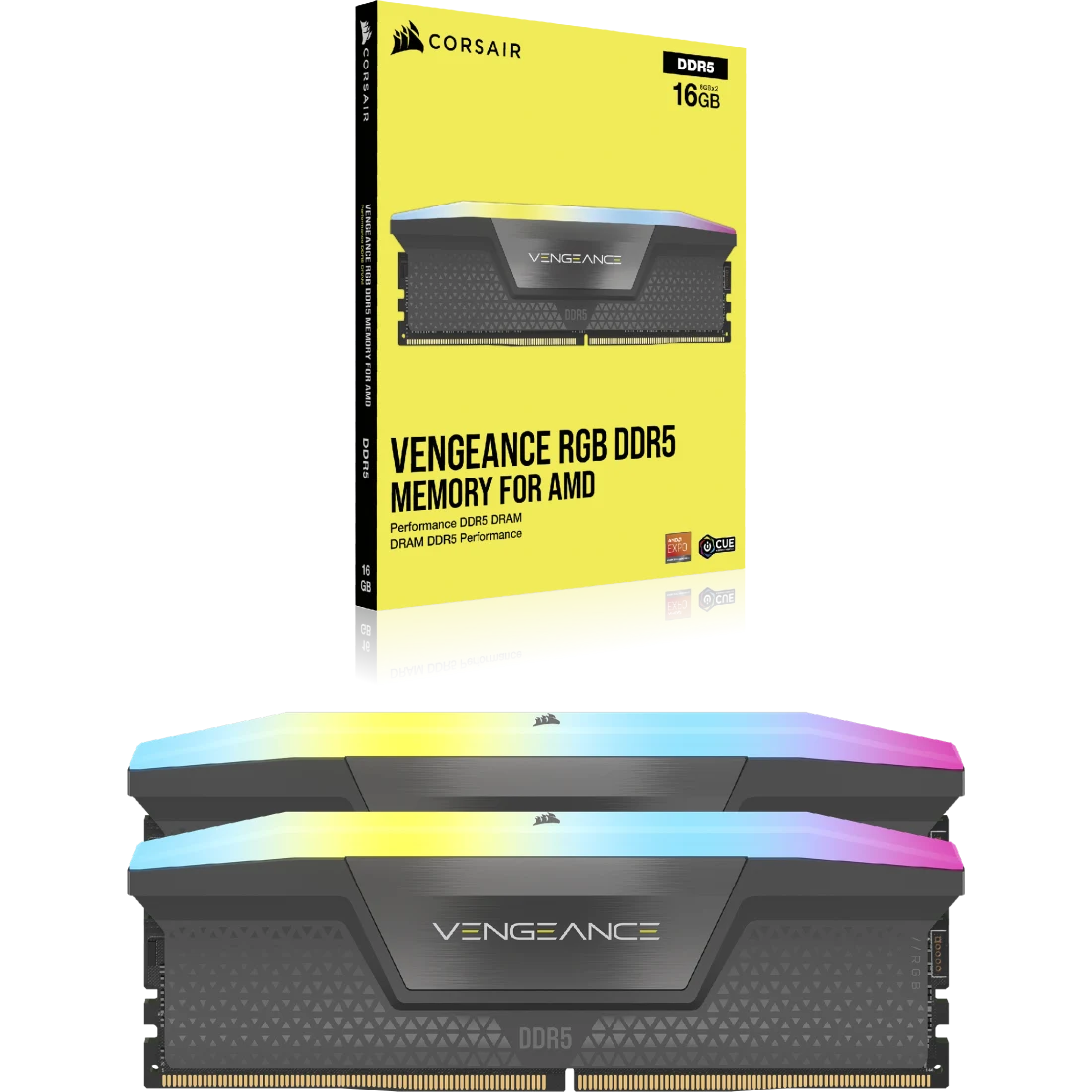 Corsair VENGEANCE® RGB 32GB DDR5 Memory Kit - AMD Optimized