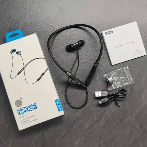 Lenovo HE05 Wireless Bluetooth 5.0 Neckband Earbuds Sports Waterproof Headset Hi-Fi Sound Bass In-Ear Earphone Magnetic