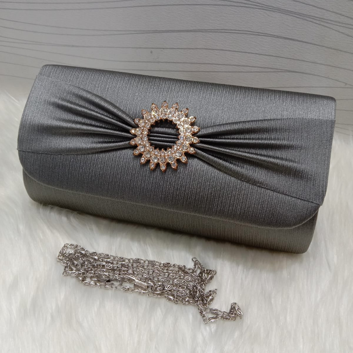 Semi Fancy Clutch - Handbag for Girls and Women - Fancy Wedding Clutch - Hand Clutch for Women