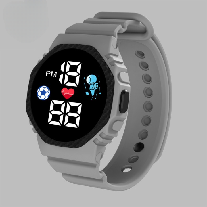 Digital Wrist Watch | Wrist Watch For Men | Wrist Watch For Boys | Wrist Watch For Kids | Best Quality Wrist Watch with Digital Display - Cell Operated Watch - Silicone Watch ( Without Box )