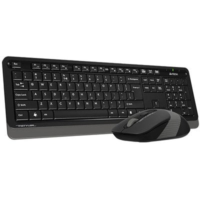 A4Tech Fstyler FG1010S Grey Wireless Desktop Set with Power-Saving Technology
