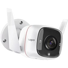TP-Link Tapo C310 Outdoor Security Wi-Fi Camera - H.264, 3MP Ultra HD, 2K Resolution, IP66 WeatherProof, Two-Way Audio