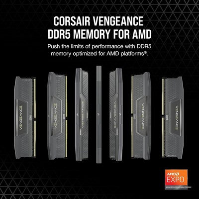 Corsair VENGEANCE® 32GB DDR5 6000MT/s Memory Kit - Black