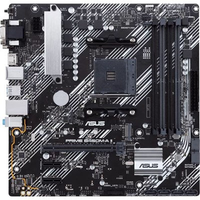 Asus PRIME B450M-A II Ryzen AM4 Micro ATX Motherboard - DDR4 - Gigabit LAN - RGB Header