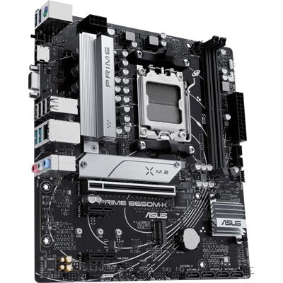 Asus PRIME B650M-K Micro-ATX Motherboard AMD AM5 DDR5 - Ultrafast Connectivity and AI PC Ready