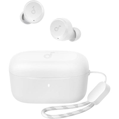 Soundcore A20i True Wireless Earbuds in White | Bluetooth 5.3, Customized Sound, 28H Playtime