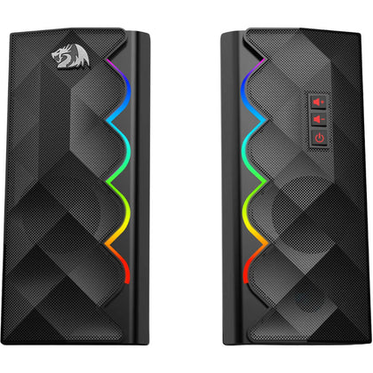Redragon Gs522 Cipher Rgb Usb Speakers “ Black