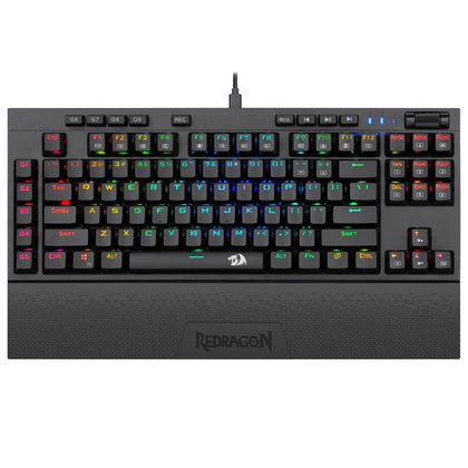 Redragon K588 Broadsword Rgb Mechanical Gaming Keyboard With Wrist Rest